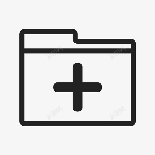 文件夹添加_复制svg_新图网 https://ixintu.com 文件夹添加_复制