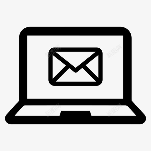 电子邮件联系我们收件箱图标svg_新图网 https://ixintu.com 信息 收件箱 电子邮件 笔记本电脑 联系我们