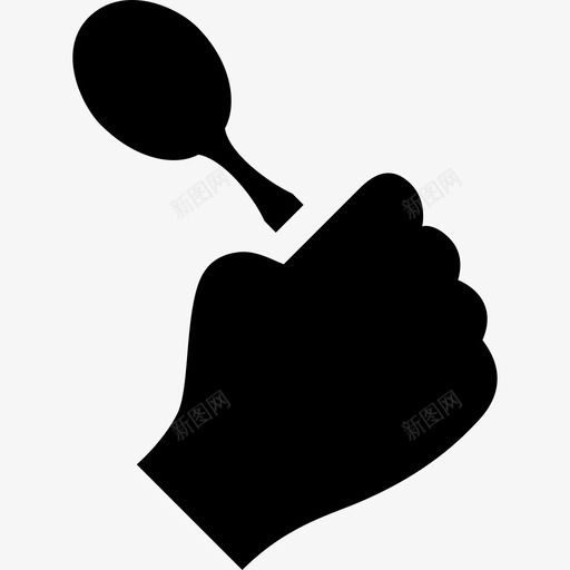 手举勺子手势手举起来图标svg_新图网 https://ixintu.com 手举勺子 手举起来 手势