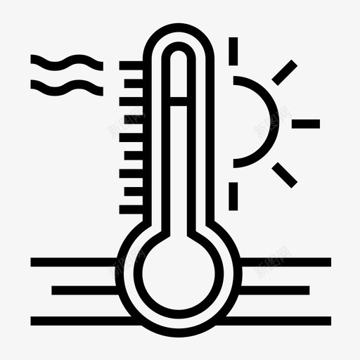 温度计数字温度计水银温度计图标svg_新图网 https://ixintu.com 夏季 数字温度计 水银温度计 温度 温度计