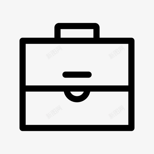 公文包办公公文包手提箱图标svg_新图网 https://ixintu.com 公文包 办公公文包 工作 手提箱 用户界面