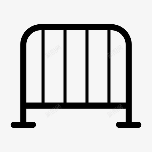 栅栏警戒线图标svg_新图网 https://ixintu.com 栅栏 警戒线