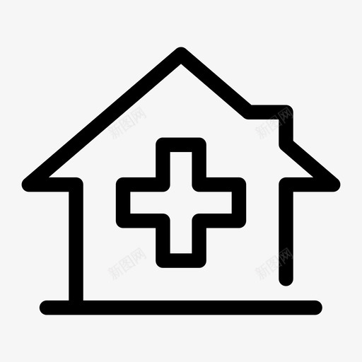 医院诊所急诊室图标svg_新图网 https://ixintu.com 医疗 医院 急诊室 药房 诊所 运输媒介