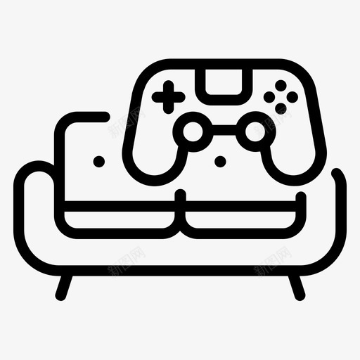 控制台游戏游戏pad图标svg_新图网 https://ixintu.com pad playing 控制台游戏 游戏