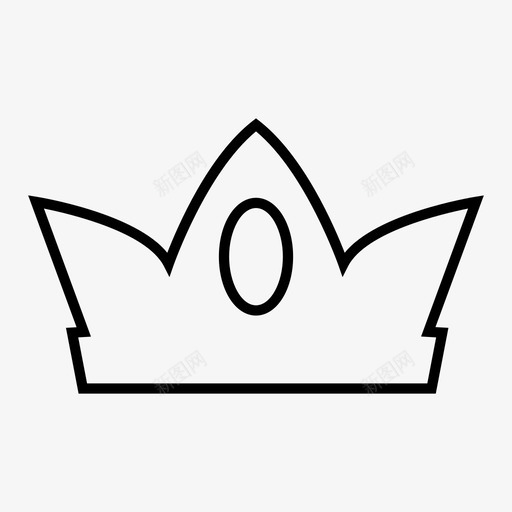 皇冠君主公主图标svg_新图网 https://ixintu.com 公主 君主 王后 皇冠