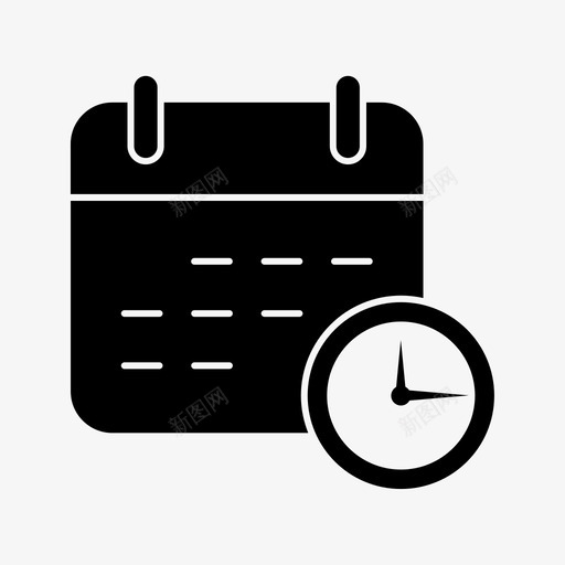 业务截止日期日历会议图标svg_新图网 https://ixintu.com 业务截止日期 会议 日历 银行业务