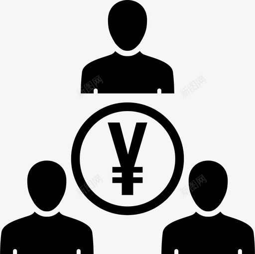货币兑换器账户管理图标svg_新图网 https://ixintu.com 日元 管理 账户 货币兑换器
