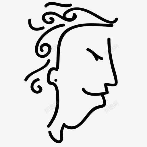 人物卡通脸图标svg_新图网 https://ixintu.com 人物 卡通 脸