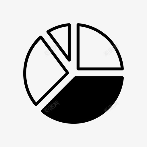 饼图圆图图标svg_新图网 https://ixintu.com 图 圆 饼图