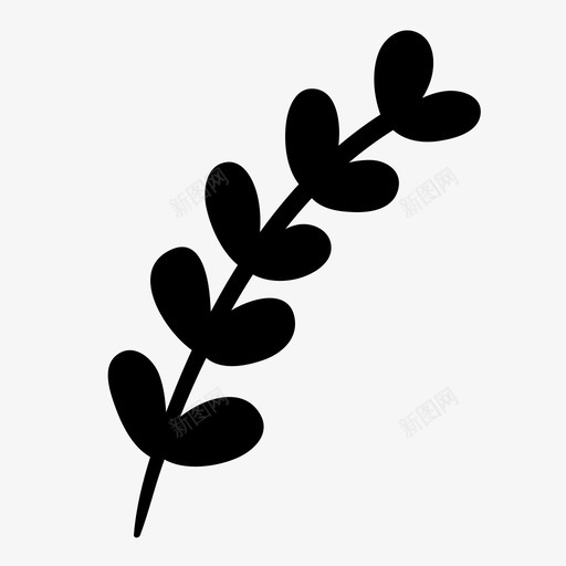 植物浆果花园图标svg_新图网 https://ixintu.com 叶子 植物 浆果 自然 花园