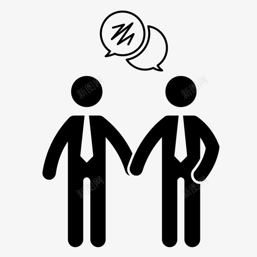 愤怒的老板愤怒争吵图标svg_新图网 https://ixintu.com 争吵 争吵小人 大喊大叫 心烦意乱的老板 愤怒 愤怒的老板 生意人