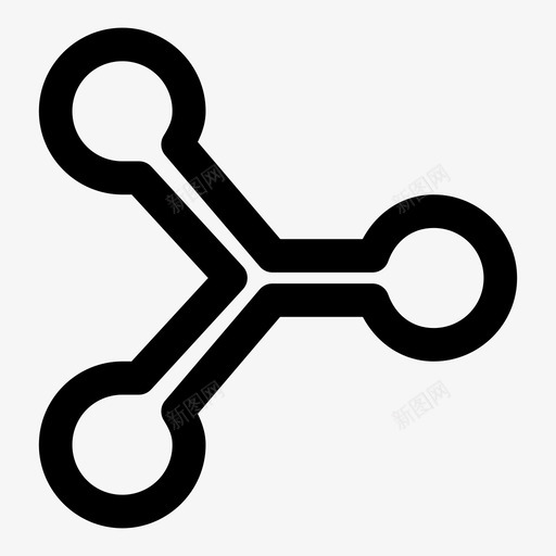 共享互联网社交图标svg_新图网 https://ixintu.com 互联网 共享 社交 网络