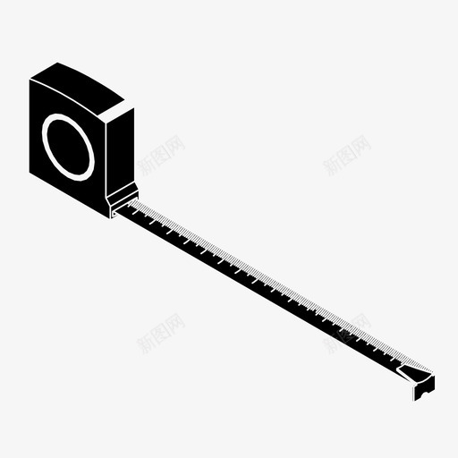 卷尺尺寸测量图标svg_新图网 https://ixintu.com 卷尺 尺寸 工具 测量 测量元件