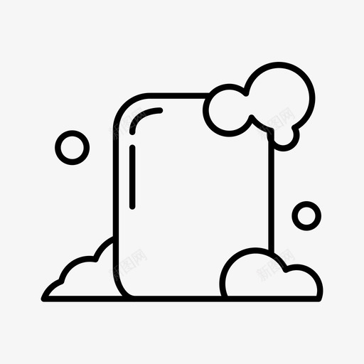 肥皂浴缸泡沫图标svg_新图网 https://ixintu.com 气味 泡沫 浴缸 清洁剂 肥皂