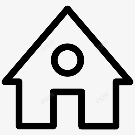 主页主页按钮房子图标svg_新图网 https://ixintu.com 主页 主页按钮 房子