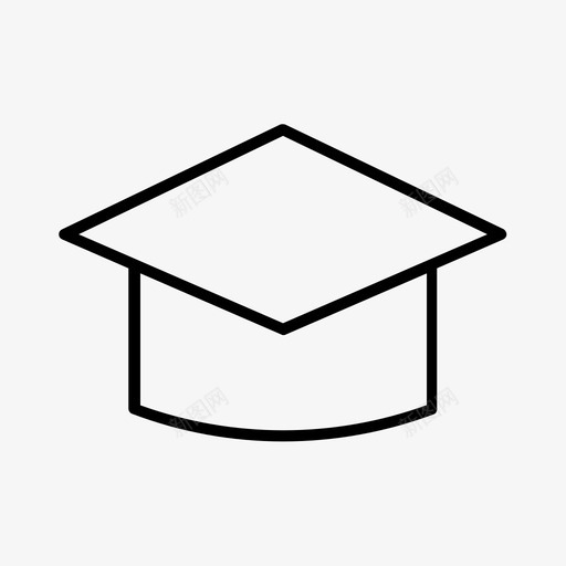 教育学校大学图标svg_新图网 https://ixintu.com 大学 学习 学校 学院 教育 毕业帽