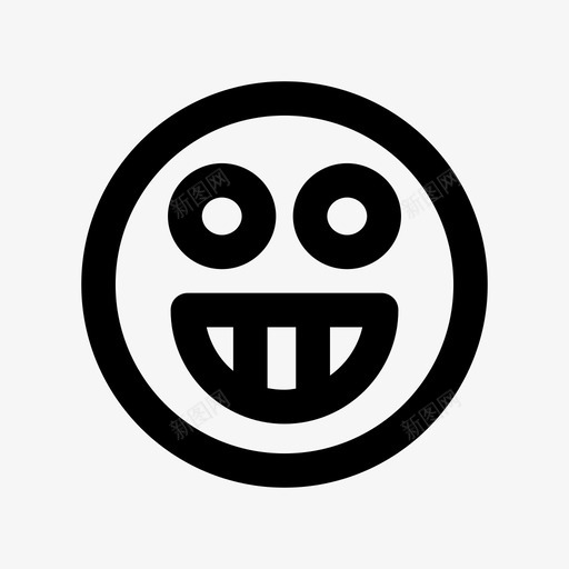 微笑开心图标svg_新图网 https://ixintu.com 开心 微笑