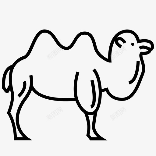 单峰骆驼动物骆驼图标svg_新图网 https://ixintu.com 动物 单峰骆驼 沙漠 骆驼 骆驼收藏