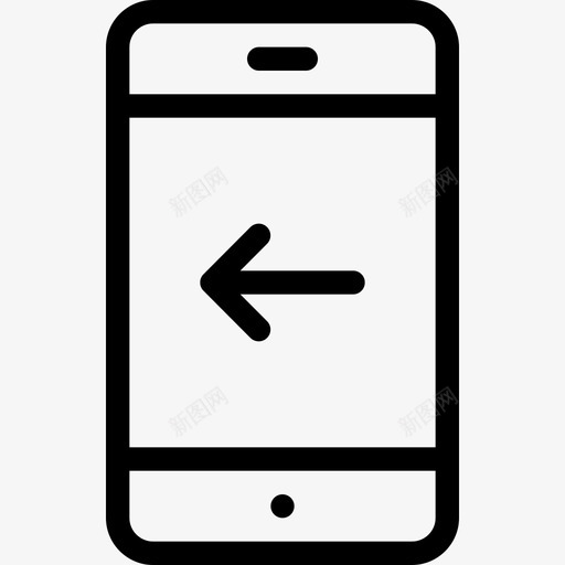 智能手机箭头左侧图标svg_新图网 https://ixintu.com 导航 左侧 智能手机 智能手机2 移动 箭头