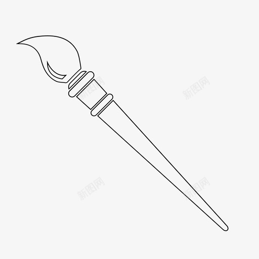 画笔着色绘画图标svg_新图网 https://ixintu.com 画笔 着色 绘画
