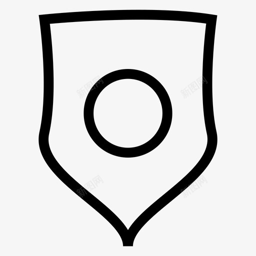 盾奖品保护图标svg_新图网 https://ixintu.com 优胜者 保护 奖励线图标 奖品 安全 盾 运动