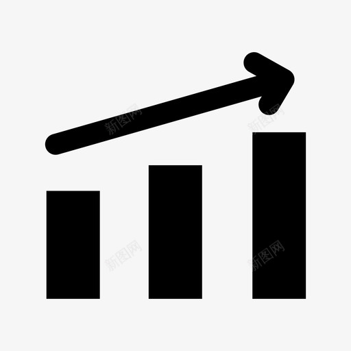 条形图图表电子表格图标svg_新图网 https://ixintu.com 图表 条形图 电子表格 符号 股票 证券交易所