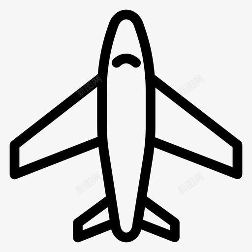 飞机汽车运输图标svg_新图网 https://ixintu.com 旅行 汽车 车辆 运输 运输线图标 飞机