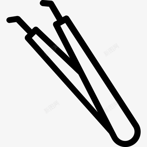 镊子牙科工具牙医图标svg_新图网 https://ixintu.com 医疗和健康平滑线图标 外科手术 牙医 牙科工具 镊子