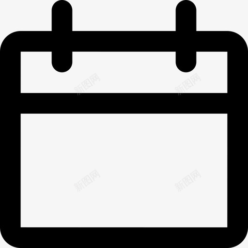 日历日日历月历图标svg_新图网 https://ixintu.com 日历 日日历 时间和通知4像素笔划48x48像素 月历