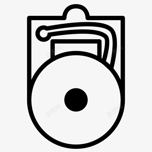 铃拳击运动图标svg_新图网 https://ixintu.com 健身房 圆形 拳击 搏击 运动 铃