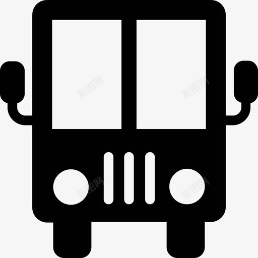 旅行汽车巴士长途汽车图标svg_新图网 https://ixintu.com 交通工具 夏季和旅行标志符号集 旅行 汽车 汽车巴士 长途汽车