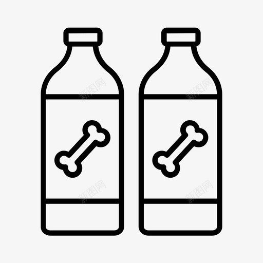 狗洗发水护发素食物图标svg_新图网 https://ixintu.com 宠物 护发素 狗洗发水 食物