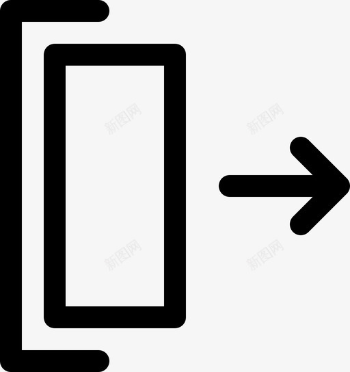 取出活动分离图标svg_新图网 https://ixintu.com 分离 取出 活动 移动 移除 箭头和方框