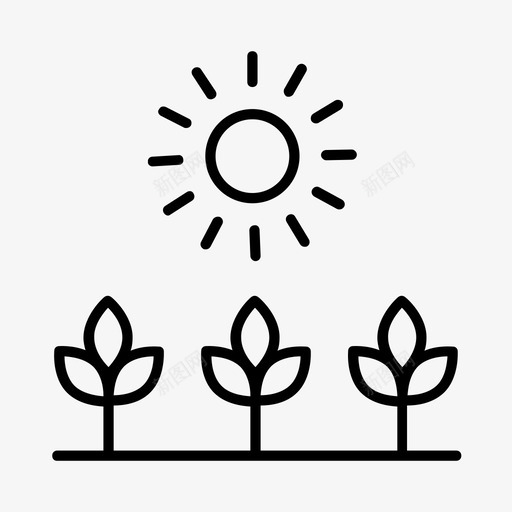 农业农作物农场图标svg_新图网 https://ixintu.com 农业 农作物 农场 园艺