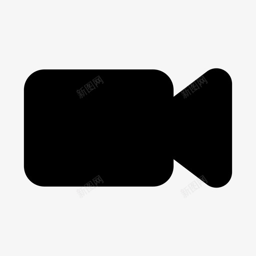 视频摄像头材质基本界面图标svg_新图网 https://ixintu.com 材质基本界面 视频摄像头