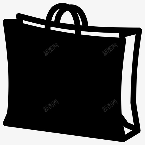购物袋网店纸袋图标svg_新图网 https://ixintu.com 纸袋 网店 购物 购物袋