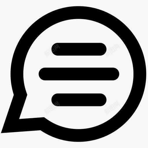 演讲泡泡博客谈话图标svg_新图网 https://ixintu.com 博客 演讲泡泡 谈话