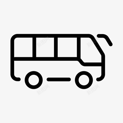 公共汽车交通工具旅行图标svg_新图网 https://ixintu.com 交通工具 公共汽车 旅行