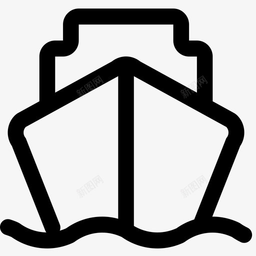 轮船svg_新图网 https://ixintu.com 轮船