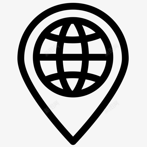 地点地址目的地图标svg_新图网 https://ixintu.com 全球 商务电子商务物流概要 地址 地点 物流 目的地