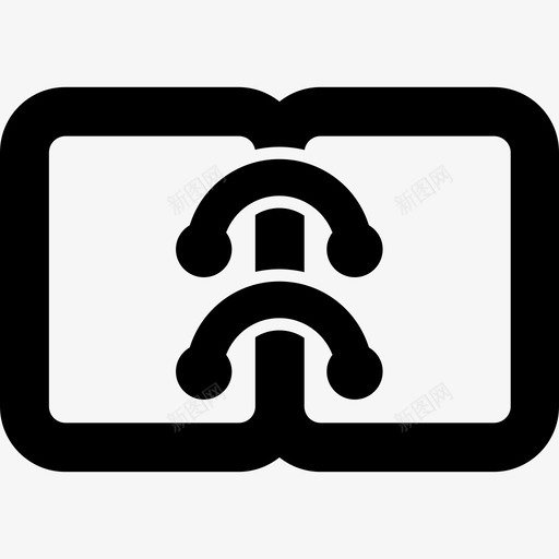 打开笔记本教育书籍图标svg_新图网 https://ixintu.com 书籍 打开笔记本 教育