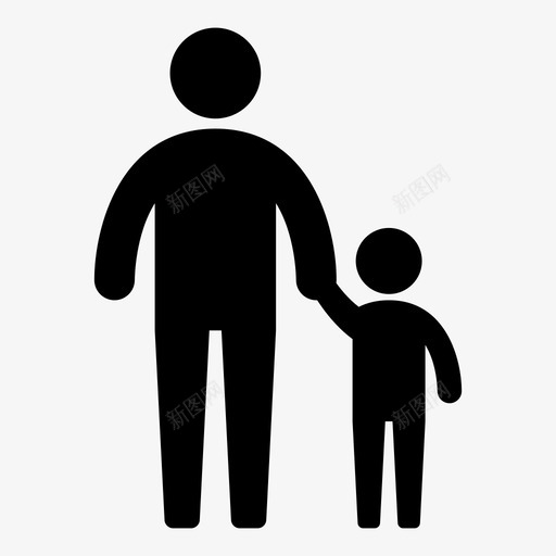 爸爸男孩孩子图标svg_新图网 https://ixintu.com 孩子 家人 父亲 父母 爸爸 男孩
