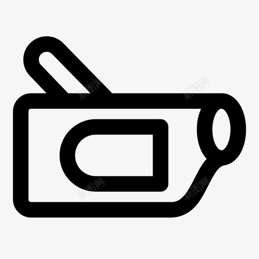 摄像机照相机录像机图标svg_新图网 https://ixintu.com 假期 录像机 摄像机 照相机 胶卷