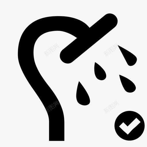 洗澡-是svg_新图网 https://ixintu.com 洗澡-是
