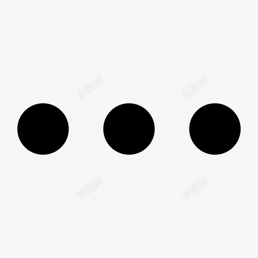 更多(横向)svg_新图网 https://ixintu.com 更多(横向) more