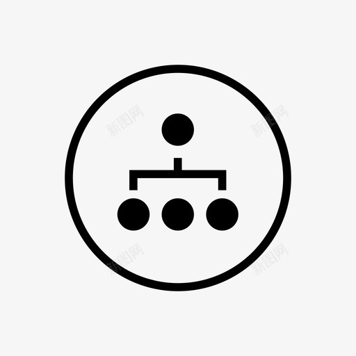 组织架构1svg_新图网 https://ixintu.com 组织架构1
