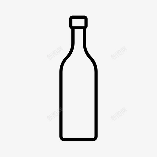 酒瓶侍酒师葡萄栽培图标svg_新图网 https://ixintu.com 侍酒师 葡萄栽培 酒庄 酒瓶
