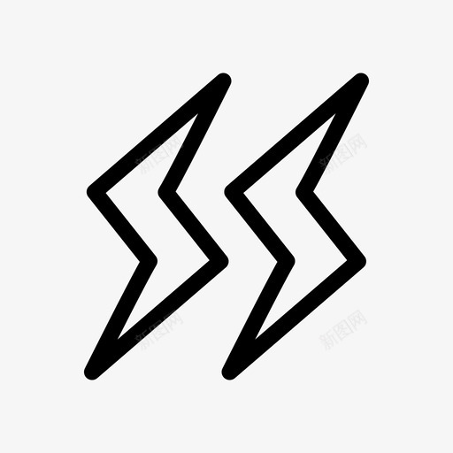 能量游戏闪电图标svg_新图网 https://ixintu.com 游戏 游戏套装 能量 闪电 雷电