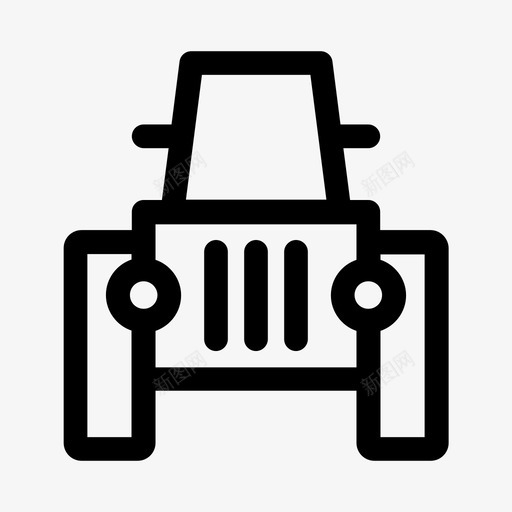 拖拉机农场农业图标svg_新图网 https://ixintu.com 农业 农场 卡车 拖拉机 机械