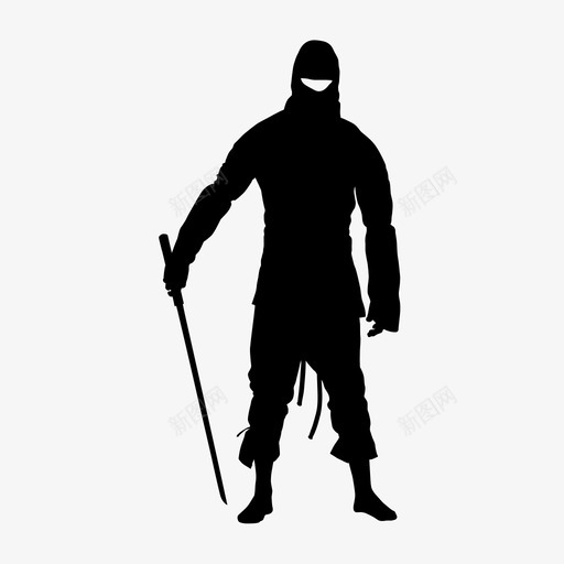 忍者svg_新图网 https://ixintu.com 忍者 renzhe